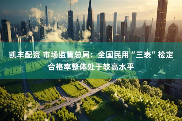 凯丰配资 市场监管总局：全国民用“三表”检定合格率整体处于较高水平